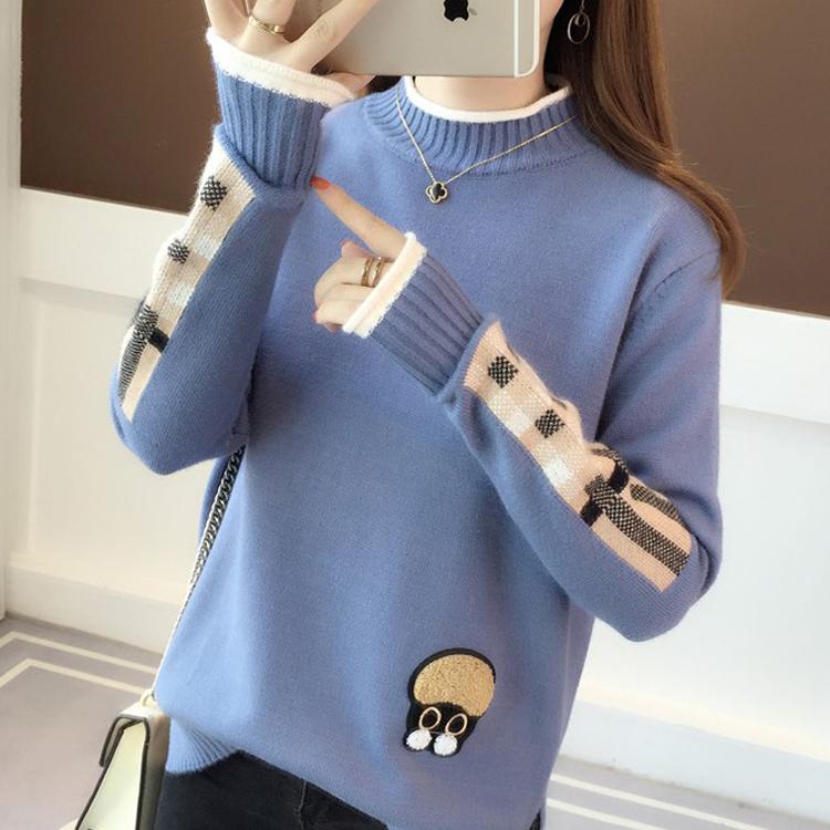ニット レディース ハイネック 長袖 ゆったり プルオーバー インナー トップス あったか 暖かい性 秋冬 韓国風 カジュアル 普段使い 通勤