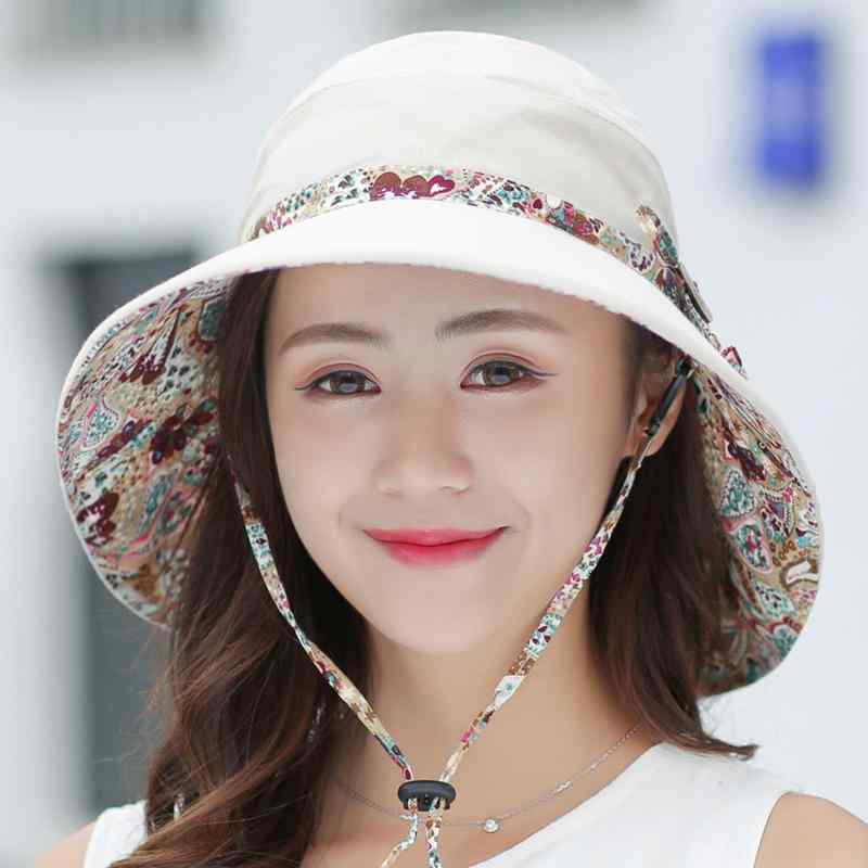 帽子 レディース 春夏 UVカット 日よけ つば広 バケットハット サンハット ビーチハット 韓国風 カジュアル 万能 旅行 リゾート お出かけ