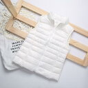 ダウンベスト レディース 秋冬 立襟 軽量 防寒 暖かい ゆったり オーバーサイズ ショート丈 ナイロン 無地 ジップアップ 普段使い カジュアル 着回し ダウ...