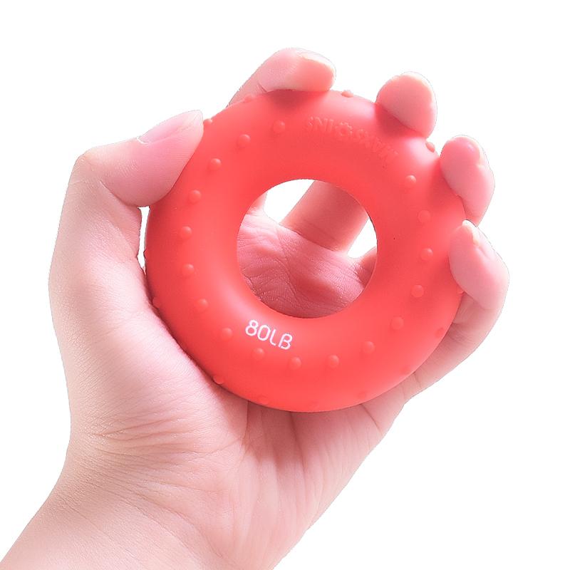 ハンドグリップ 男女兼用 シリコン製 高耐久 握力強化 トレーニング 指トレ リハビリ 筋力アップ フィ..