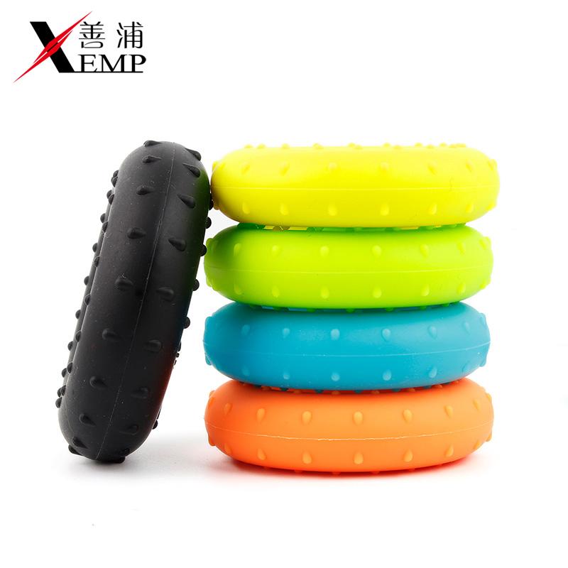 握力リング 男女兼用 子供 高齢者 シリコン製 筋力トレーニング 手首 指先 強化 リハビリ 運動器具 ス..