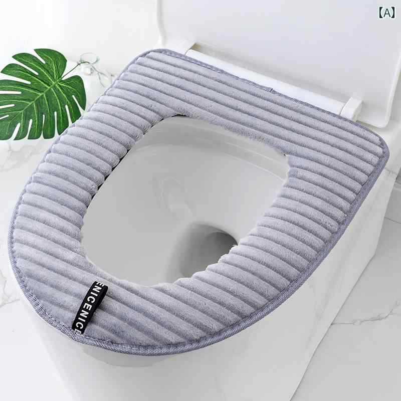 便座カバー 大きいサイズ 家庭用 トイレマット ワイド クッションシート かわいい 防水加工 撥水 選べ..