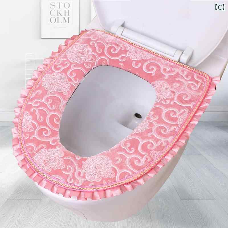 トイレ 3点セット ふわふわ ベルベット調 便座シート フタカバー トイレマット 汎...