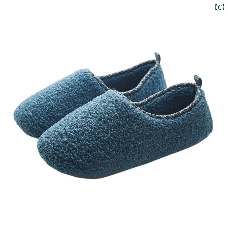 スリッパ ルームシューズ 男女兼用 メンズ レディース 室内履き 普段使い 来客用 自宅用 秋冬 あったか 暖かい 滑り止め かかと ふわふわ 起毛 綿 コットン マタニティ 産後用