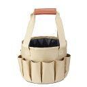 園芸用品 収納バッグ 防水 水入れ 携帯 持ち運び ガーデニング ツール入れ 水やり 植栽作業 野菜栽培 屋外用 丸型 長方形
