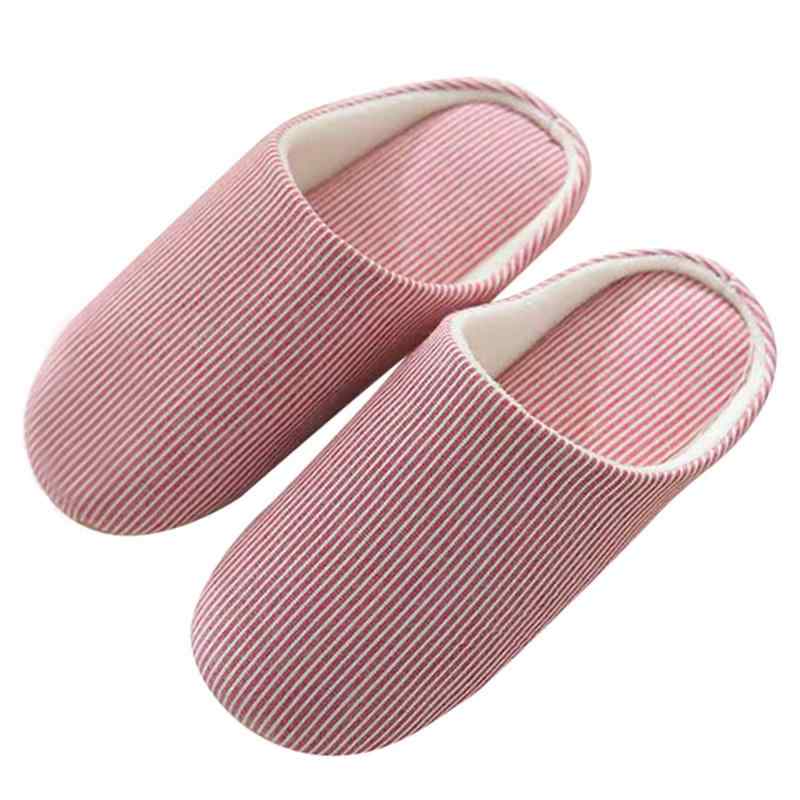 ルームシューズ カップル 男女兼用 秋冬 室内用 静音 ソフトソール 暖かい もこもこ コットン 滑り止め..