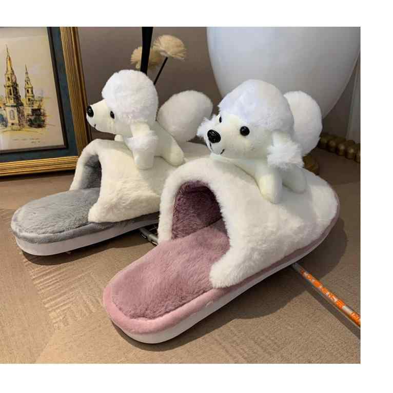 スリッパ レディース メンズ 親子 コットン ルームシューズ 秋冬 キャラクター かわいい モコモコ ボア..