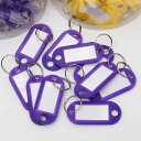 キーホルダー プラスチック製 記入式 番号札 識別タグ 鍵管理 荷物整理 オフィス ロッカー ホテル 施設用 吊り下げプレート マルチカラー 軽量 頑丈