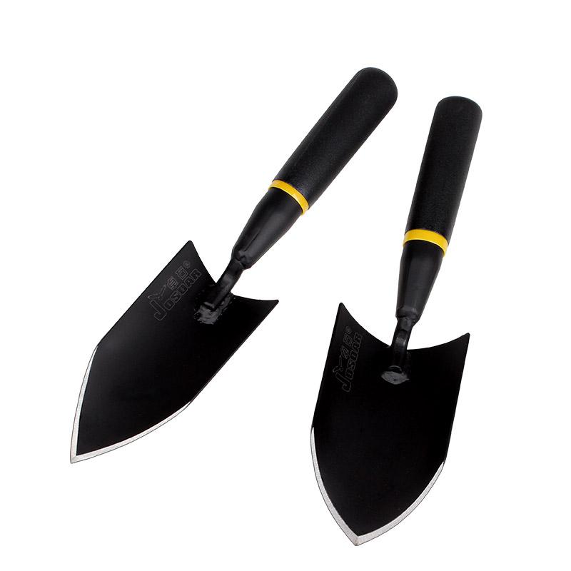 園芸用スコップ マンガン鋼 厚手 小型 多用途 家庭菜園 土掘り 土壌ほぐし 花壇 ガーデニング 農作業 ..