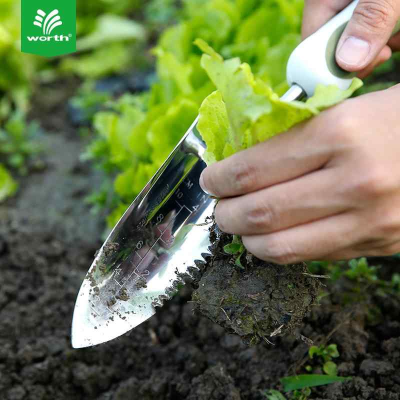 園芸用品 植栽スコップ 移植ごて 三本爪レーキ 3点セット 家庭用 アルミニウム合金 ステンレス製 軽量 ..