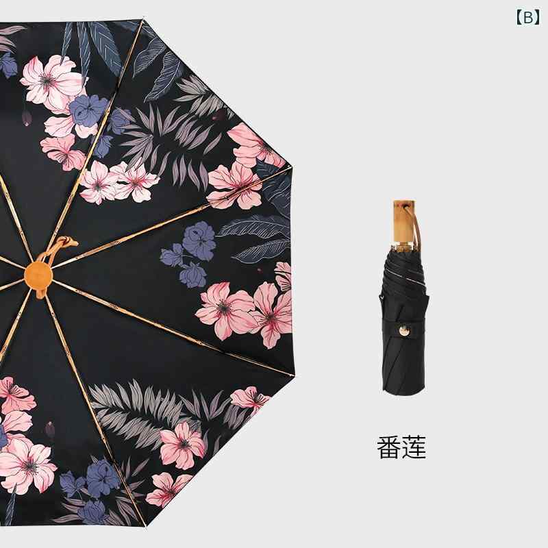 晴雨兼用傘 レディース 折りたたみ傘 軽量 コンパクト 遮光率 UVカット率 遮熱 涼...