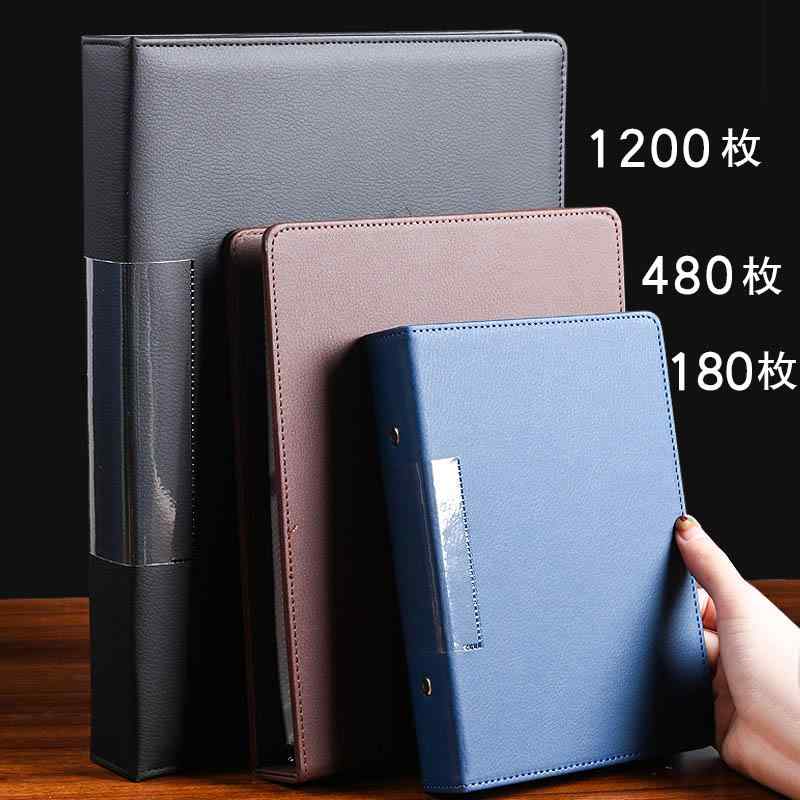 カード収納ファイル ビジネス 男女兼用 名刺 クレジットカード 会員証 ポイントカード 大容量 多機能 ..