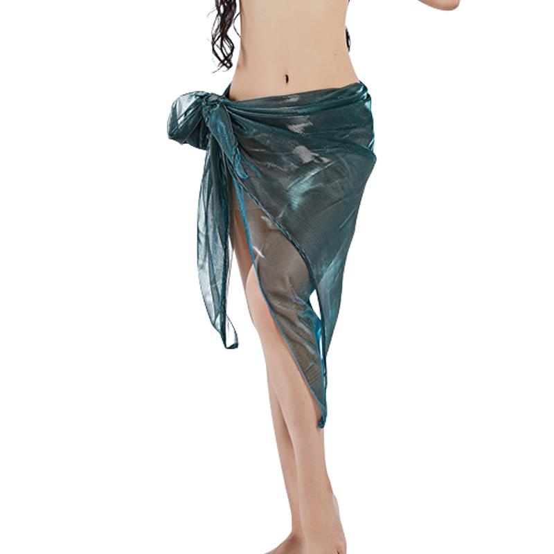 ベリーダンス レディース 女性用 ヒップスカーフ スカート セクシー 透け感 シアー 初心者 練習着 レッスン着 パフォーマンス 発表会 衣装 軽やか ボトムス