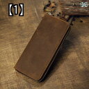 財布 おしゃれ レトロ 手作り 牛革 ロング ジッパー レザー ウォレット シンプル レザー ハンドバッグ メンズ レトロ カジュアル 携帯電話 バッグ