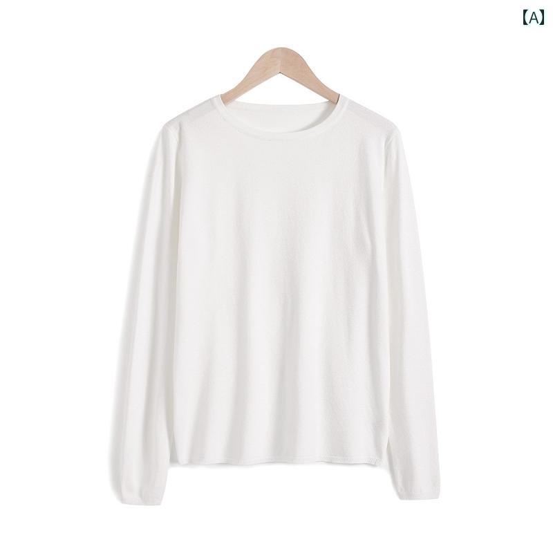 ニット レディース おしゃれ 大人 オフィス トップス 緑 クルーネック 長袖 ゆったり 秋 シンプル 上品