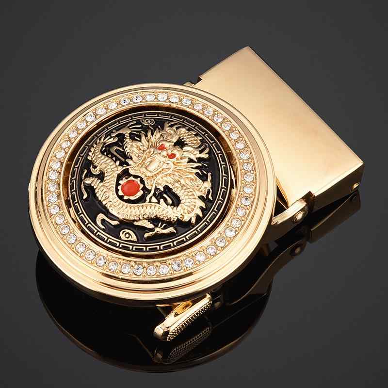 ベルトバックル メンズ 男性用 回転式 自動オートロック 革ベルト用 幅35cm 金 銀 ブラック 普段使い ..