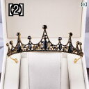 ティアラ クラウン ウェディング 結婚式 ブライダル ゴージャス 華やか 花嫁 王冠 お姫様 カチューシャ 可愛い ヘアアクセサリー ヘッドアクセ バロック レ...