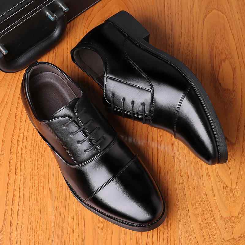 革靴 メンズ 革 ビジネス フォーマル ダービーシューズ キャップトゥ ポインテッドトゥ レースアップ ..