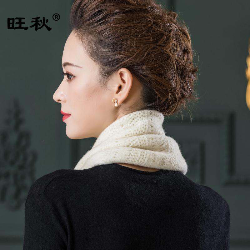 ネックウォーマー 女性用 レディース プルオーバー ニット スヌード 無地 ウール 毛 軽量 暖かい 防寒 暖かい 快適 秋冬 首元あったか 首周りケア 普段使い カジュアル シンプル