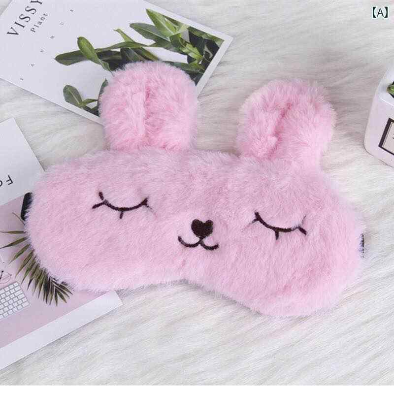 アイマスク 安眠 かわいい ピンク 白 グレー うさぎ 猫 ユニコーン レディース 通気性 睡眠 軽量 やわらかい 遮光 昼寝 アイピロー 疲れ目 回復 おもしろ 韓国 プレゼント