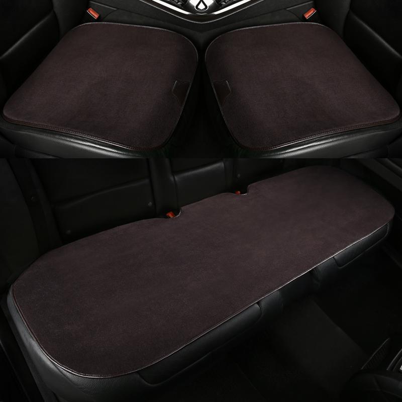 自動車用シートカバー カーシートクッション 冬用 ウール ウール ボア ムートン調 暖か 暖かい 後部座..