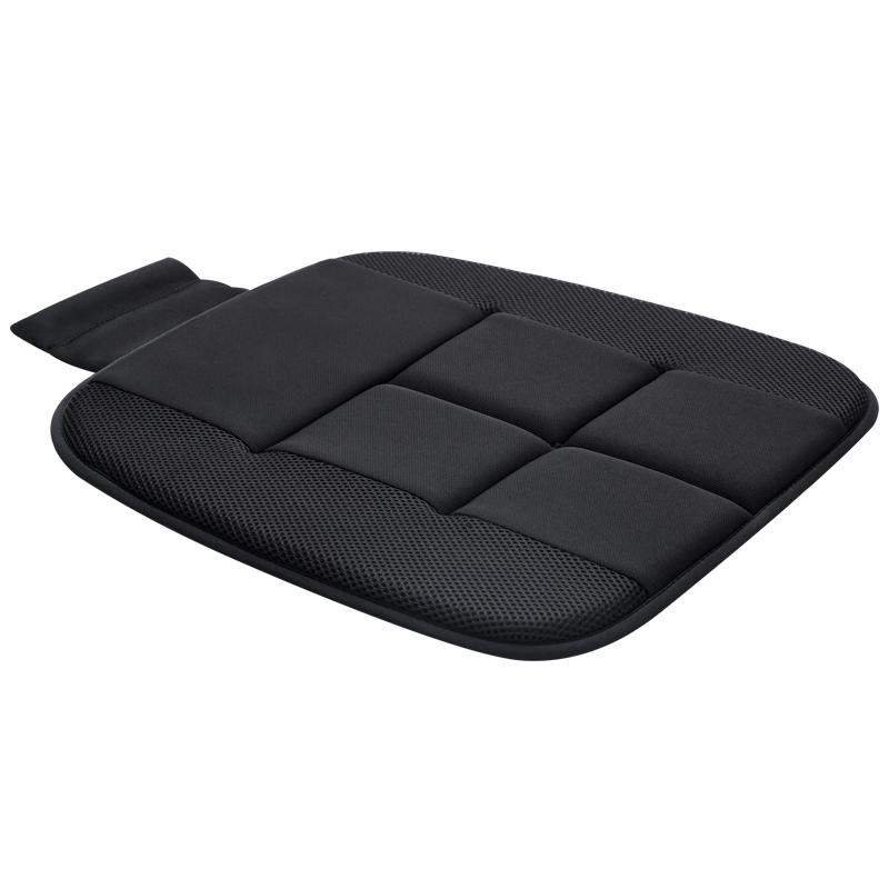 カーシートクッション 3点セット 背もたれなし 運転席用 後部座席用 車座布団 オールシーズン 竹炭 通..