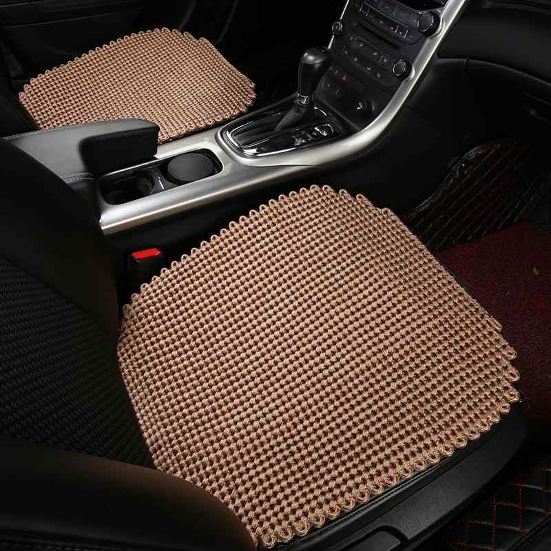 シートクッション 車用 座席カバー オールシーズン 手編み 接触冷感 ひんやり クール 通気性 ムレ防止 ..