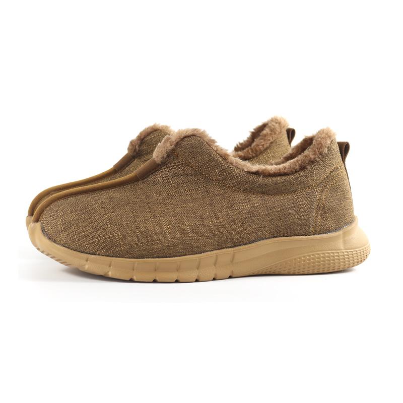 僧侶靴 男女兼用 冬 裏起毛 厚底 滑り止め ローカット 防寒 暖かい 暖かい 綿 寺院用 黄 灰 コーヒー