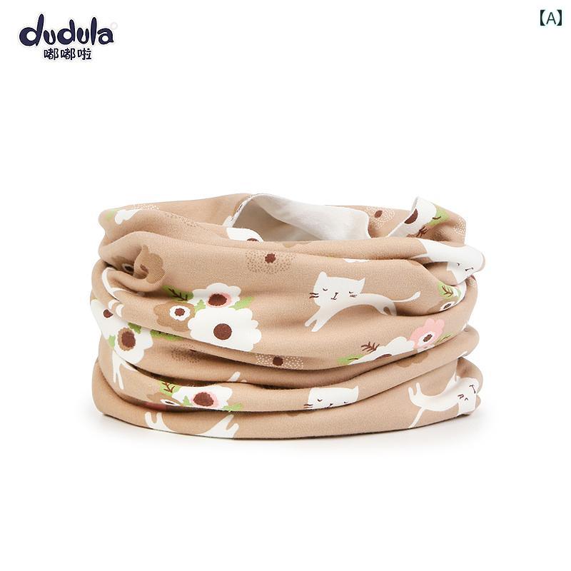 ネックウォーマー ベビー キッズ 男の子 女の子 コットン プルオーバー マフラー スヌード 秋冬 防寒 ..