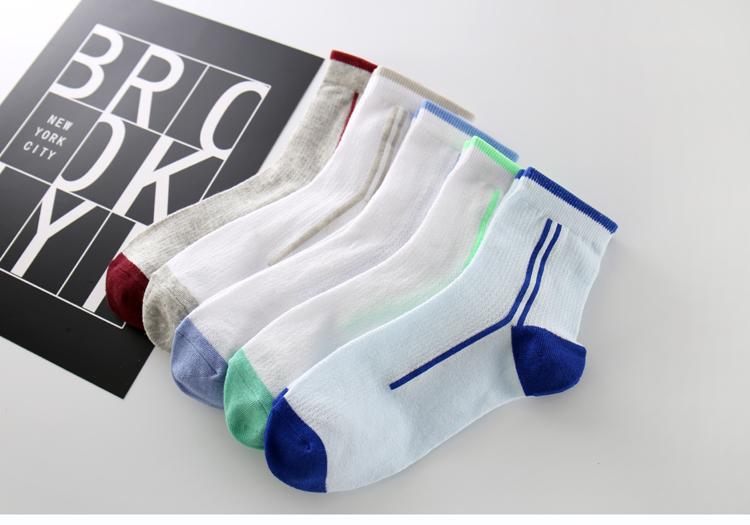 ソックス 男の子 男の子 子供 キッズ ジュニア 小中学生 中学生用 ミドル丈 クルー丈 綿 コットン メッ..