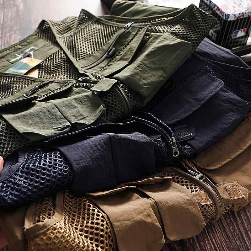 ベスト メンズ メッシュ 通気性抜群