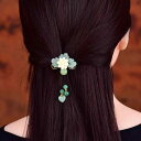 ヘアアクセサリー レディース エスニック 民族風 ヘアゴム シュシュ ヘアバンド 髪飾り 伸縮性 高耐久 ポニーテール お団子ヘア 髪留め 淡いグリーン パープルピンク