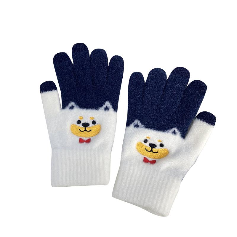 手袋 レディース おしゃれ メンズ 冬 タッチパネル 裏起毛 暖かい 防寒 韓国 バイカラー 学生 ドライブ 自転車 ペア