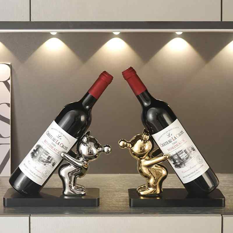 ワインラック ヨーロピアン調 ワインボトルホルダー ワイングラスホルダー おしゃれ ユニーク リビング..