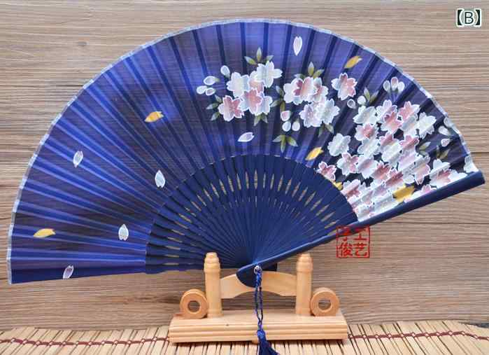 和風 扇子 桜 中国 女性