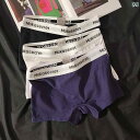 ボクサーパンツ レディース 男女兼用 下着 綿 通気性 大きいサイズ スポーツ インナー シンプル グレー 青 黒