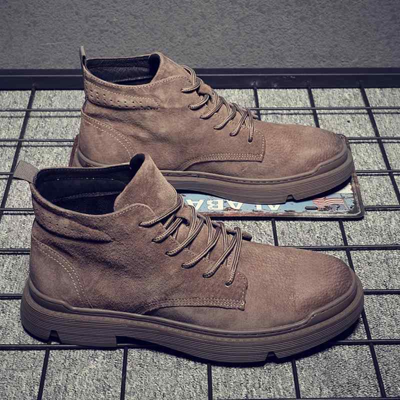 ブーツ メンズ 革 ワークブーツ ミドルカット ショートブーツ ブリテッシュスタイル カジュアル レース..
