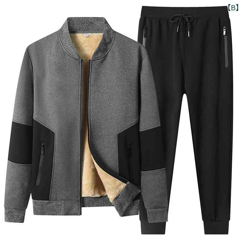 スポーツウェア メンズ 秋冬 防寒 裏起毛 暖か ジップアップスウェット 長袖トップス スウェットパンツ 上下セットアップ 部屋着 ルームウェア 普段使い カジュアル ポリエステル 黒 グレー