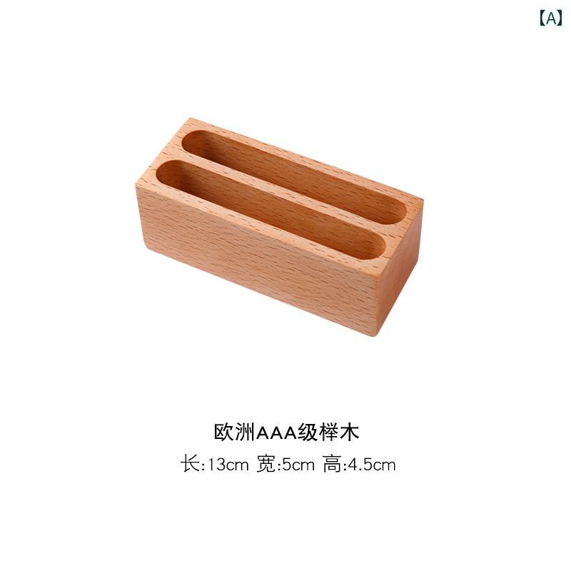 名刺入れ 木製 無垢材 卓上 大容量 収納ケース 男女兼用 カードスタンド オフィス 受付用 デスクトップ ビジネス シンプル