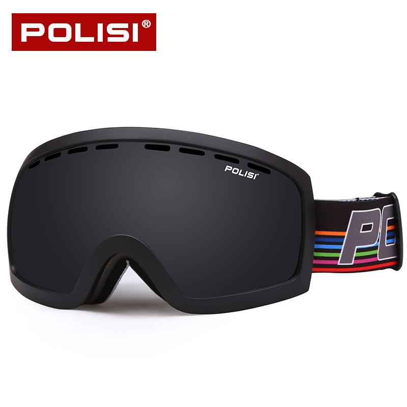 スキーゴーグル 男女兼用 競技 高精細 防曇 ダブルレンズ 近視 偏光 UVカット スノーボード スキー 登..