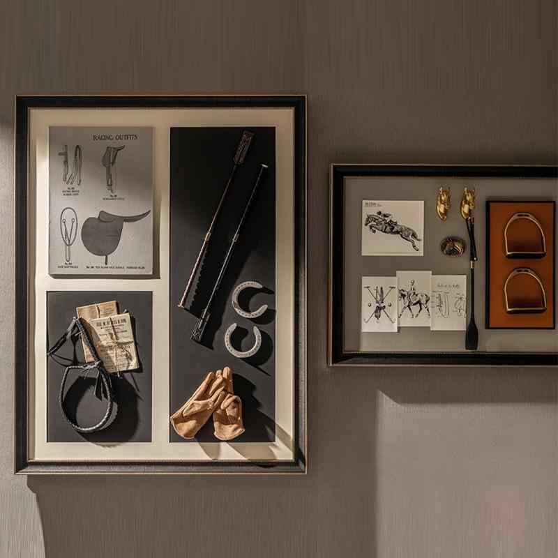 ウォールアート フレンチシック 立体 3D オブジェ 馬術 ホースライディング 馬モチーフ レトロ アンティーク調 ヨーロピアン 上品 玄関 リビング 書斎 ルーム 応接室 インテリア