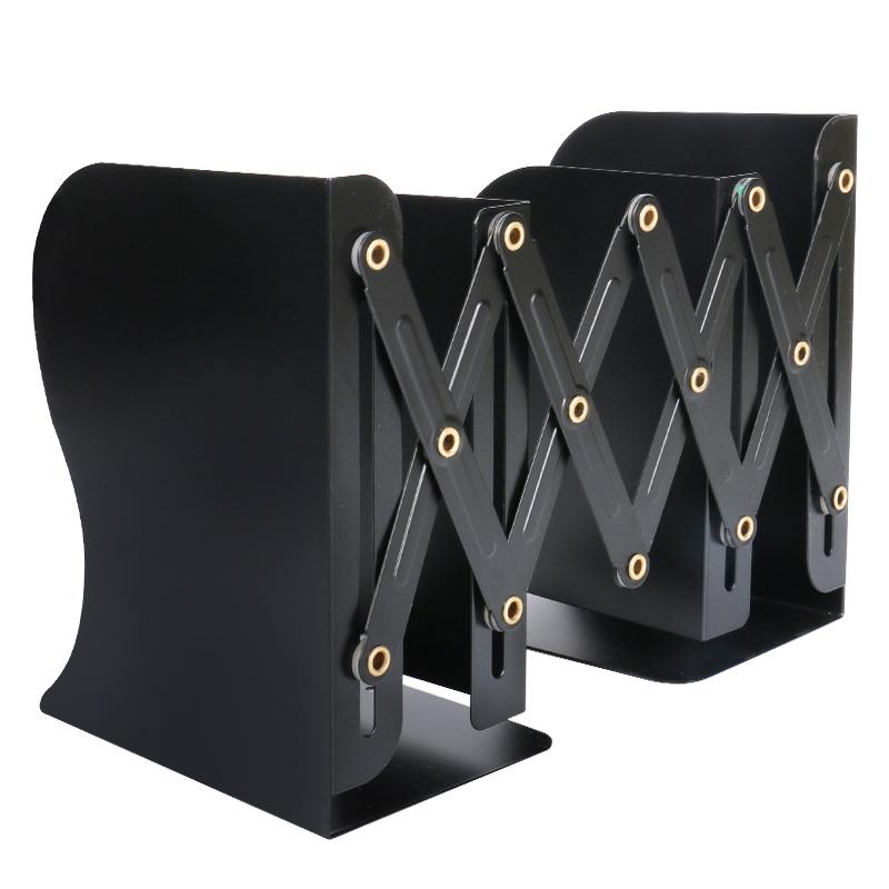 ブックスタンド 伸縮式 金属製 本立て 卓上収納 デスク整理 学生 学習用 オフィス シンプル 北欧風 大型 頑丈 おしゃれ