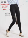 スキニーパンツ レディース マジック パンツ タイト 高弾性 プラスベルベット 暖かい アウター 小さめ 黒いパンツ