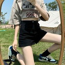 ホットパンツ ショートパンツ レディース ショーツ デニム ルーズ ワイドパンツ