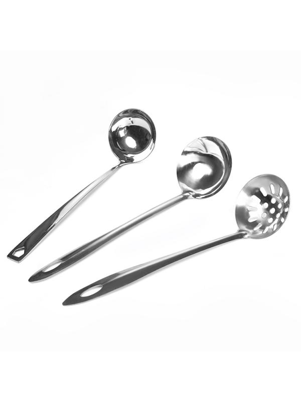 お玉 レードル ステンレス 火鍋用 鍋物用 スープ用 穴あき タピオカ用 調理器具 キッチンツール 喫茶店..