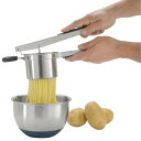 調理器具 ステンレス 手動式 多機能 ジューサー フルーツ絞り器 製麺機 ポテトマッシャー マッシュポテトメーカー 家庭用 簡単操作 キッチン用品