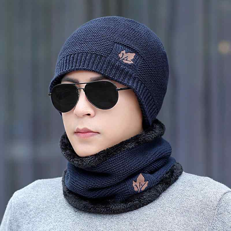 ニット帽 メンズ 男性用 秋冬 防寒 暖かい 厚手 肉厚 裏ボア フリース 韓国風 おしゃれ カジュアル ス..