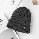 ニット帽 メンズ 秋冬 ウール混紡 裏起毛 厚手 暖かい 防寒 耳当て サイクリング アウトドア スポーツ カジュアル ビーニー 帽子
