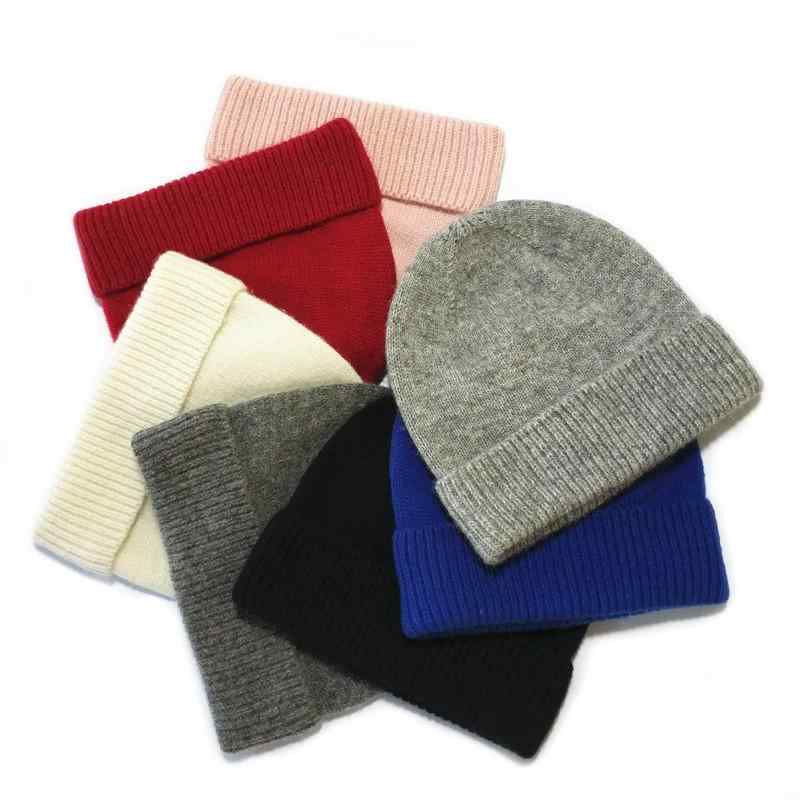 ニット帽 レディース メンズ ウール混 ビーニー シンプル 無地 耳まで暖かい 秋冬 防寒 カジュアル 普段使い アウトドア 旅行 ワインレッド ブラック グレ...