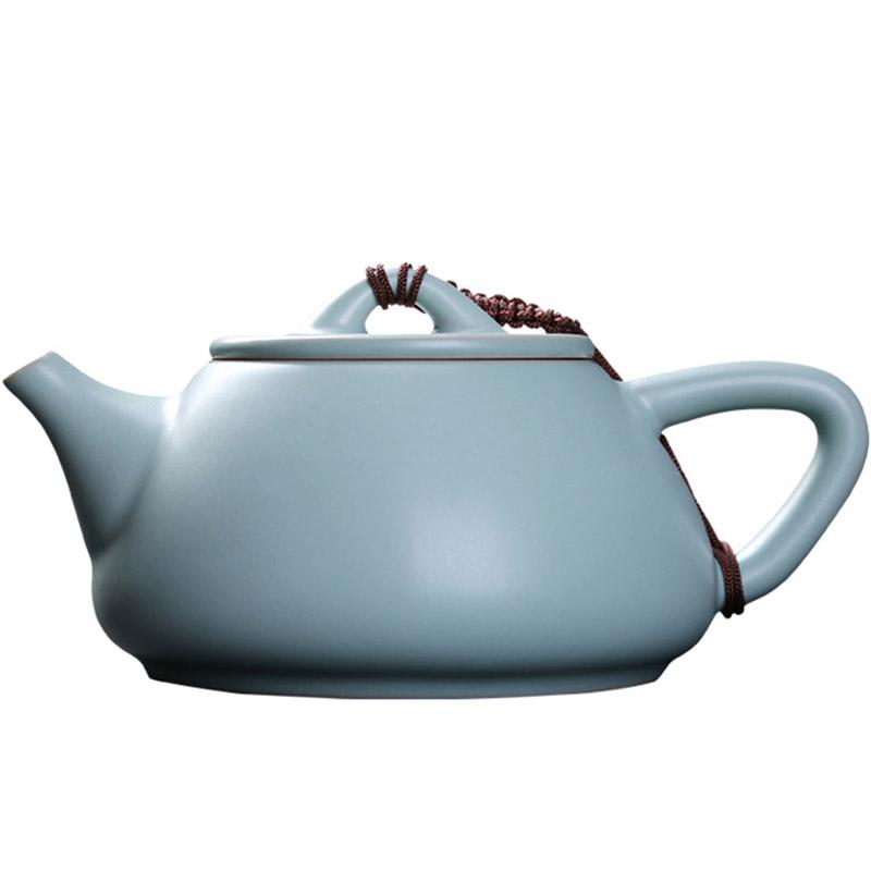 急須 汝窯 陶磁器 氷裂釉 貫入 西施型 小型 単品 紅茶 功夫茶 家庭用 レトロ 中国風 おしゃれ 茶道具